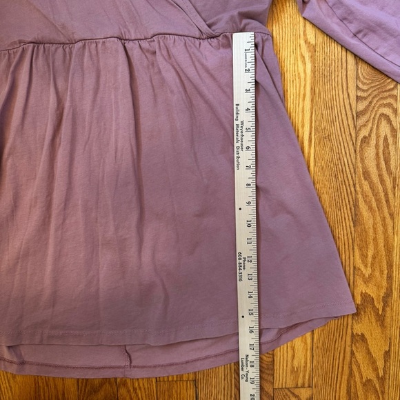 ASOS Women’s Pink V Neck Long Sleeve Dress 100% Cotton Size 4 - Picture 9 of 11